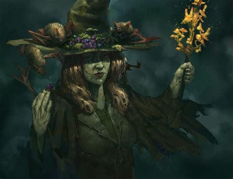 Legendary witch of the marshes